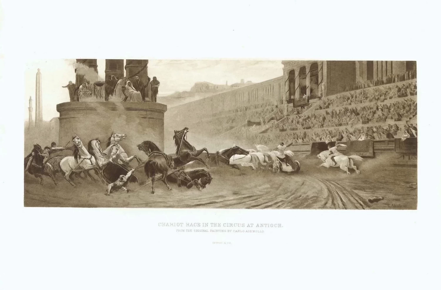 Corsa dei carri nel circo di Antiochia